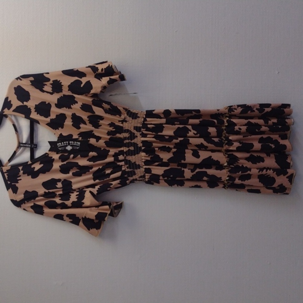 Crazy Train Leopard Dress